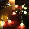 Гирлянда светодиодная "Лампочки" 1.5м 10LED тепл. бел. 0.1Вт IP20 провод ПВХ прозр. элементы питания