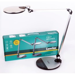 Светильник настольный KD-865 C03 LED 10Вт 230В 600лм сенс.рег.ярк и цвет.темп. серебр. Camelion 1340
