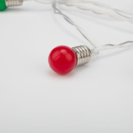 Гирлянда светодиодная "Мини-лампочки" 1.5м 10LED мультиколор 0.1Вт IP20 провод ПВХ прозр. элементы п