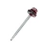 Саморез кровельный 4.8х50мм окрашенный RAL 3005 короб (уп.150шт) Kranz 1203-4850-3