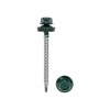 Саморез кровельный 4.8х50мм окрашенный RAL 6005 короб (уп.150шт) Kranz 1204-4850-3