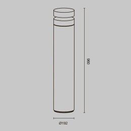 Светильник Betone 20Вт 3000К IP65 ландшафтный Maytoni O469FL-L20CM3K1