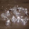 Гирлянда светодиодная "Ретро-лампы" 3м 100LED тепл. бел. 1.5Вт IP20 элементы питания 3хAA (не в комп