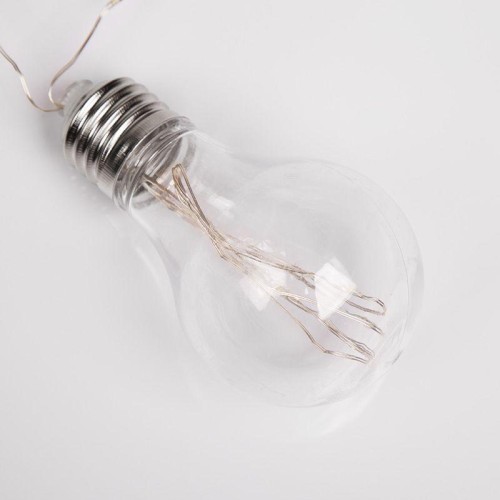 Гирлянда светодиодная "Ретро-лампы" 3м 100LED тепл. бел. 1.5Вт IP20 элементы питания 3хAA (не в комп