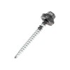 Саморез кровельный 4.8х50мм окрашенный RAL 7024 короб (уп.150шт) Kranz 1205-4850-3