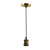 Патрон RETRO с проводом PLC 01 E27 230В 1м ANTIQUE BRONZE бронза Pro JazzWay 5012127