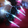 Гирлянда светодиодная "Сосульки" 1.5м 10LED бел. 0.1Вт IP20 провод ПВХ прозр. элементы питания 2хAA