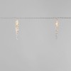 Гирлянда светодиодная "Сосульки" 1.5м 10LED тепл. бел. 0.1Вт IP20 провод ПВХ прозр. элементы питания