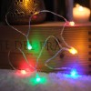 Гирлянда светодиодная "Шарики" 1.5м 10LED мультиколор 0.1Вт IP20 провод ПВХ прозр. элементы питания