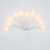 Гирлянда светодиодная "Шишки" 1.5м 10LED тепл. бел. 0.1Вт IP20 провод ПВХ прозр. элементы питания 2х