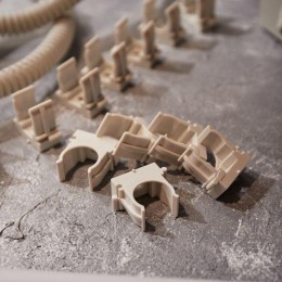 Крепеж-клипса для монтажного пистолета d20мм сер. Rexant 28-0420-1