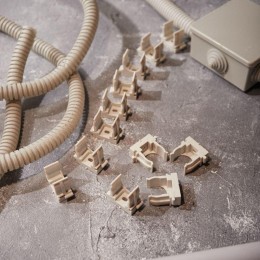 Крепеж-клипса для монтажного пистолета d20мм сер. Rexant 28-0420-1