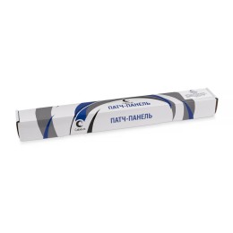 Патч-панель 19дюйм 1U 24 порта RJ45 кат.5E Dual IDC PL2-24-Cat.5e-Dual IDC с задн. кабельн. организа
