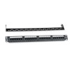 Патч-панель 19дюйм 1U 24 порта RJ45 кат.5E Dual IDC PL-24-Cat.5e-Dual IDC с задн. кабельн. организат