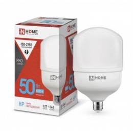 Лампа светодиодная высокомощная LED-HP-PRO 50Вт цилиндр 6500К холод. бел. E27 4750лм 230В с адаптеро