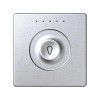 Выключатель сенсорный 1-кл. СП Simon 82 Sense IP20 с тематич. маркир. Т1 регулир. алюм. Simon 800061