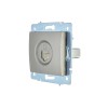 Розетка компьютерная 1-м СП ASTI IP20 RJ45 механизм Cat 6e платина. LEZARD 7081-3588-140