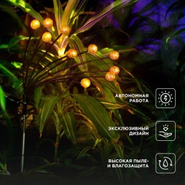 Светильник грунтовый Лалели 3000К встроен. аккумулятор солнечная панель коллекция Стамбул Rexant 602