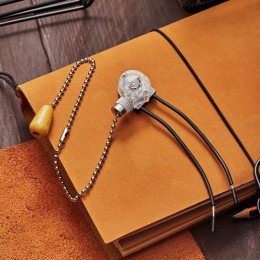 Выключатель для настен. светильника с проводом и деревянным наконечником silver (инд. упак.) PROCONN