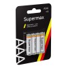 Элемент питания алкалиновый AAA/LR03 4хBL (блист.4шт) SuperMax SUPLR034BL