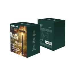 Светильник грунтовый Таянг 3000К RGB встроен. аккумулятор солнечная панель коллекция Пекин Rexant 60