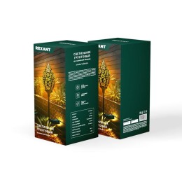 Светильник грунтовый Фатих 3000К встроен. аккумулятор солнечная панель коллекция Стамбул Rexant 602-