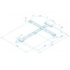 Рама монтаж. для турникета полноростового PERCo-RF01 0-01 229411