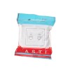Розетка компьютерная 2-м СП ASTI IP20 RJ45 в сборе бел. LEZARD 7081-0202-141
