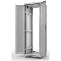 Шкаф напольный 19дюйм Standart 42U 600х1000мм передняя и задняя распашные перф. двери RAL7035 Rexant