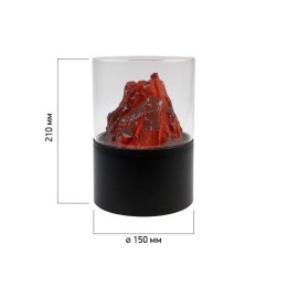 Светильник декоративный "Лава" d15х21см элементы питания 3хAA (не в компл.) Neon-Night 511-037