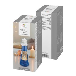 Светильник декоративный "Маяк синий" с конфетти и подсветкой USB Neon-Night 501-171