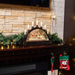 Светильник декоративный "Подсвечник" эффект снегопада Neon-Night 501-164