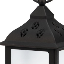 Фонарь декоративный 11х11х22.5см RGB эффект мерцания корпус черн. Neon-Night 513-064