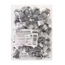 Скоба СМО 21-22 (ДМП) однолапковая для монтажного пистолета (уп.100шт) Rexant 28-1027-3