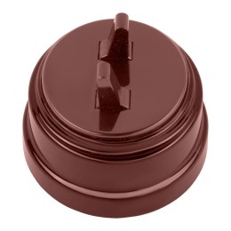 Выключатель 2-кл. тумблерный ОП РЕТРО 10А Bylectrica А510-2204 коричневый