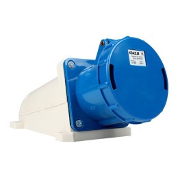 Розетка 133 63А 6h 220AC 2P+PE IP67 для монтажа на поверхность КЭАЗ 241219