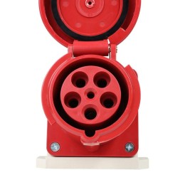 Розетка 135 63А 6h 380AC 3P+PE+N IP67 для монтажа на поверхность КЭАЗ 241221