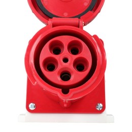 Розетка 145 125А 6h 380AC 3P+PE+N IP67 для монтажа на поверхность КЭАЗ 241222