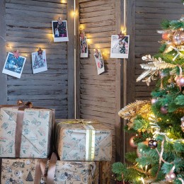 Прищепка деревянная "Звездочки" 16х4.5х1.3см IP20 роз. (уп.6шт) Neon-Night 504-034