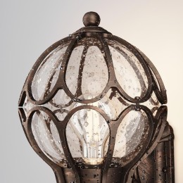 Светильник Via 1х60Вт E27 IP44 бра настен. Maytoni O024WL-01G