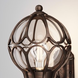 Светильник Via 1х60Вт E27 IP44 бра настен. Maytoni O024WL-01G