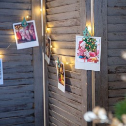 Прищепка деревянная "Новогодняя ель" 14.5х4.5х1.6см IP20 (уп.6шт) Neon-Night 504-031