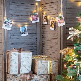 Прищепка деревянная "Новогодняя ель" 14.5х4.5х1.6см IP20 (уп.6шт) Neon-Night 504-031