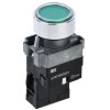 Кнопка LA167-BWF3371 d22мм RC 1НО с подсветкой зел. KARAT IEK BBT20-BWF3371-1-12-67-K06