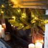 Гирлянда "Еловый шлейф с ягодами и гирляндой" 1.8м 30LED тепл. бел. 3.6Вт 31В IP44 литой Neon-Night