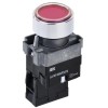 Кнопка LA167-BWF3472 d22мм RC 1НЗ с подсветкой красн. KARAT IEK BBT20-BWF3472-2-12-67-K04