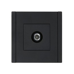 Розетка TV оконечная FORTE&PIANO FP128 черн. IEK FP-A10-O-K02