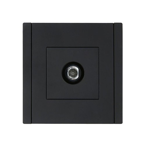 Розетка TV оконечная FORTE&PIANO FP128 черн. IEK FP-A10-O-K02