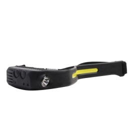 Фонарь аккумуляторный налобный 3.7В лента 2 LED 3Вт 4 режима сенсор Type-C бокс LED53416 черн. Camel