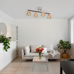 Люстра Glasses 60Вт E27х4 IP20 Freya FR5156PL-04WG